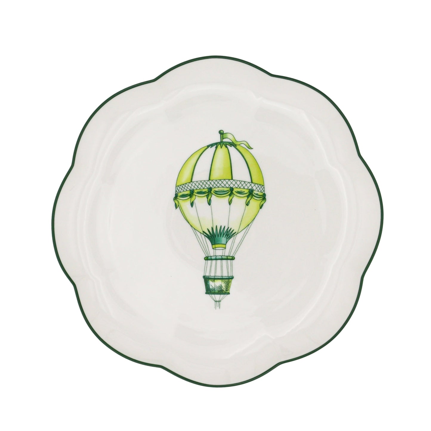 Valensole Lavender Scalloped Starter Plate - Case of 12 Plates (+3 Bonus Plates)