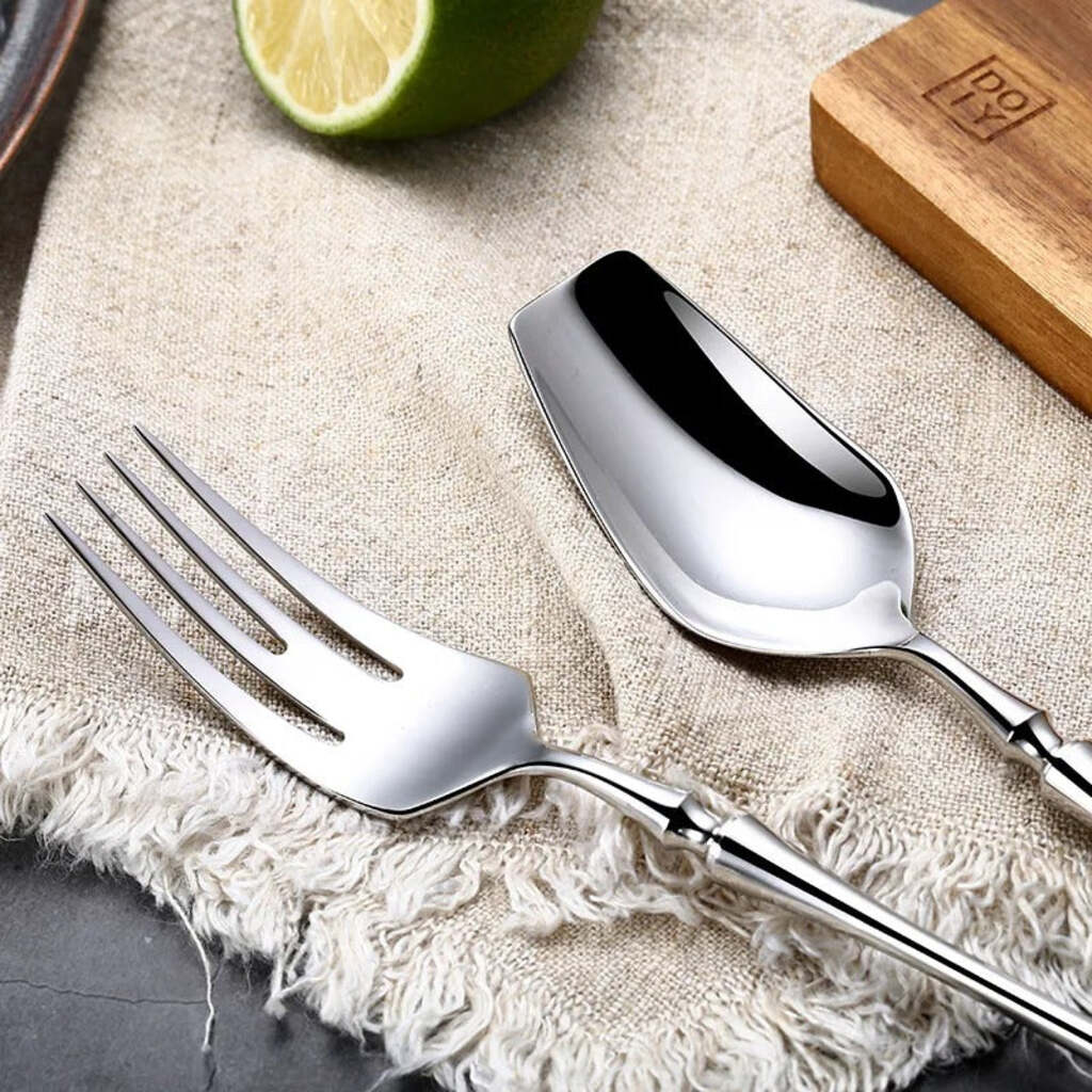 Venice Gold & Silver Cutlery Set