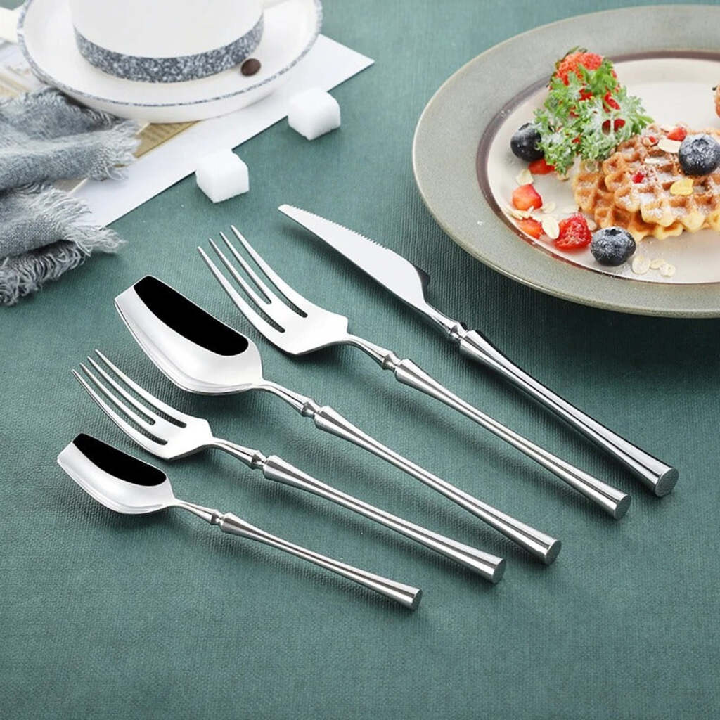 Venice Gold & Silver Cutlery Set