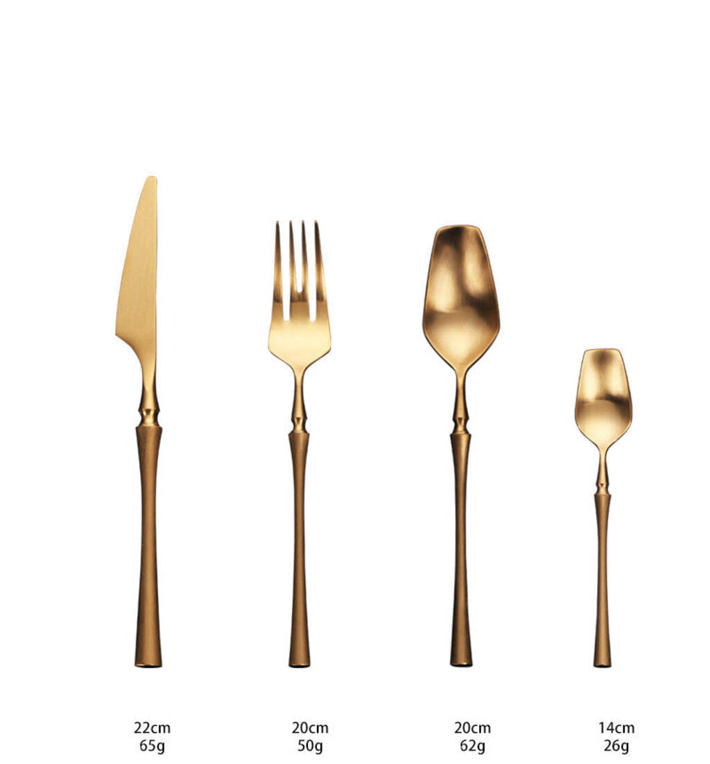 Venice Gold & Silver Cutlery Set