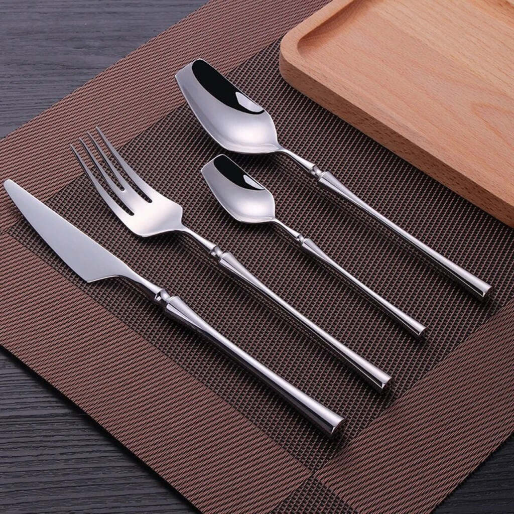 Venice Gold & Silver Cutlery Set
