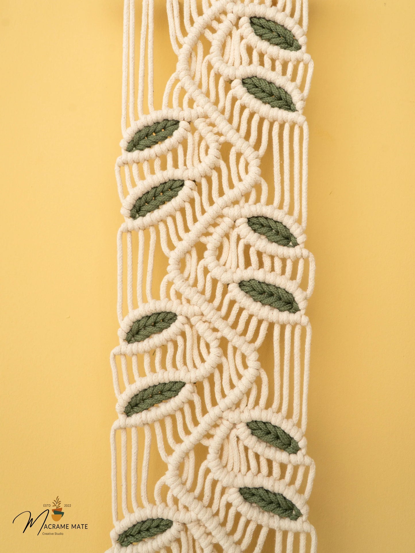 Vesta Green Macrame Wall Hangings
