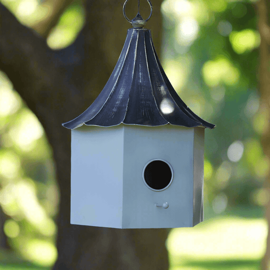 Victorian Birdhouse with Distressed Metal Roof