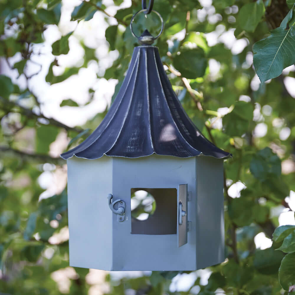 Victorian Birdhouse with Distressed Metal Roof
