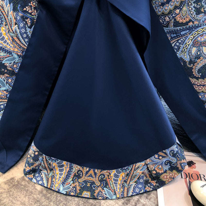 Vintage European Elegant Printed Cotton Sateen Bedding Set