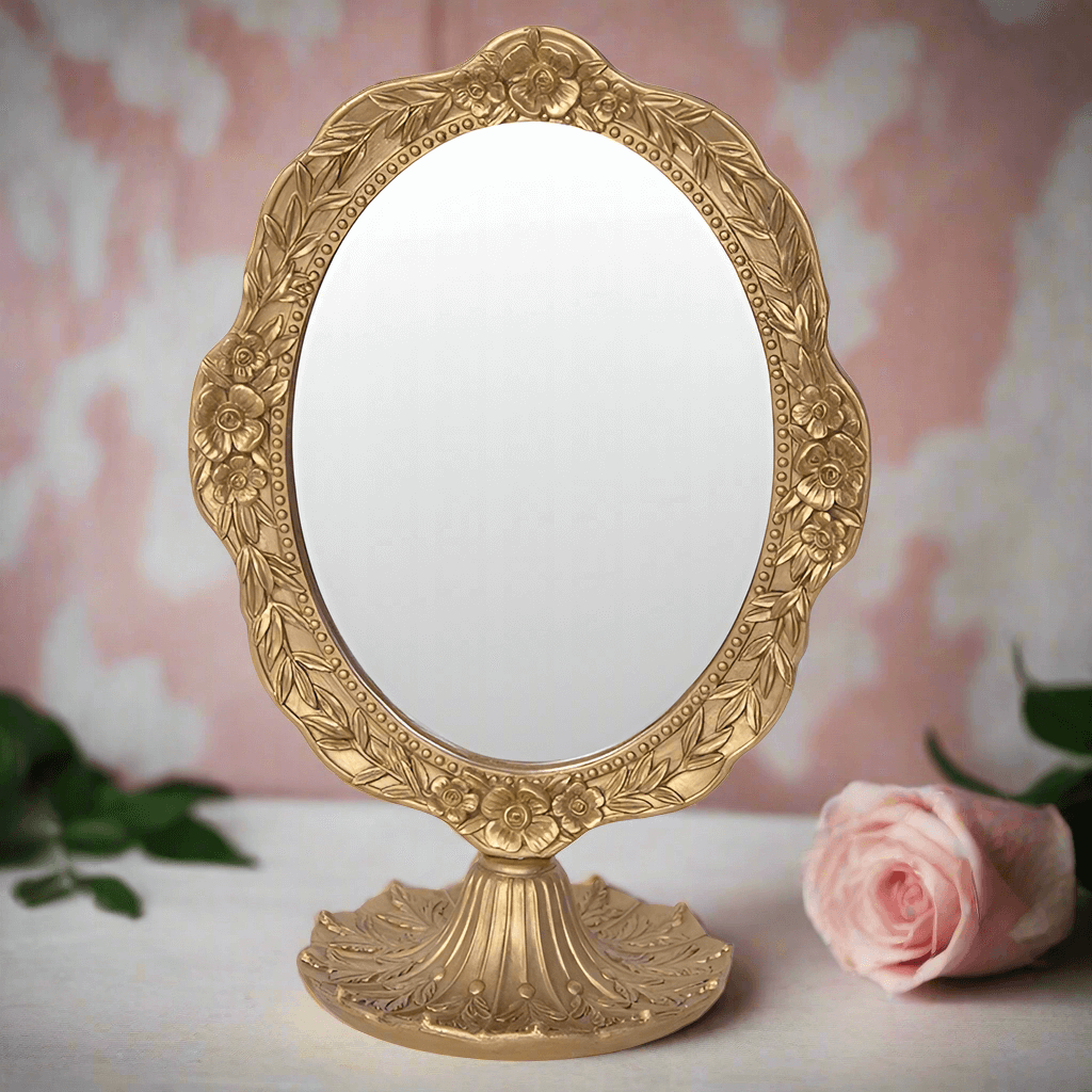 Vintage Gold Vanity Mirror