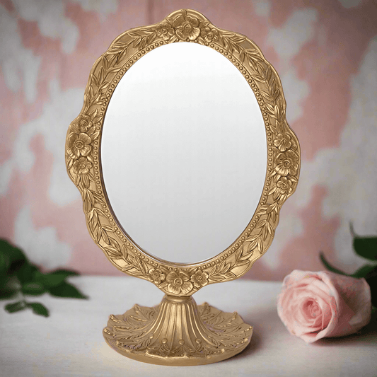 Vintage Gold Vanity Mirror