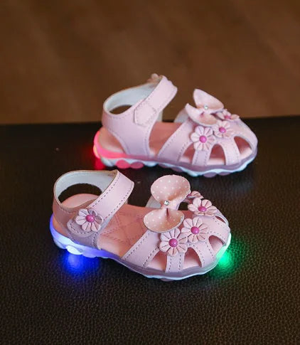 Light-Up Princess Flower Sandals