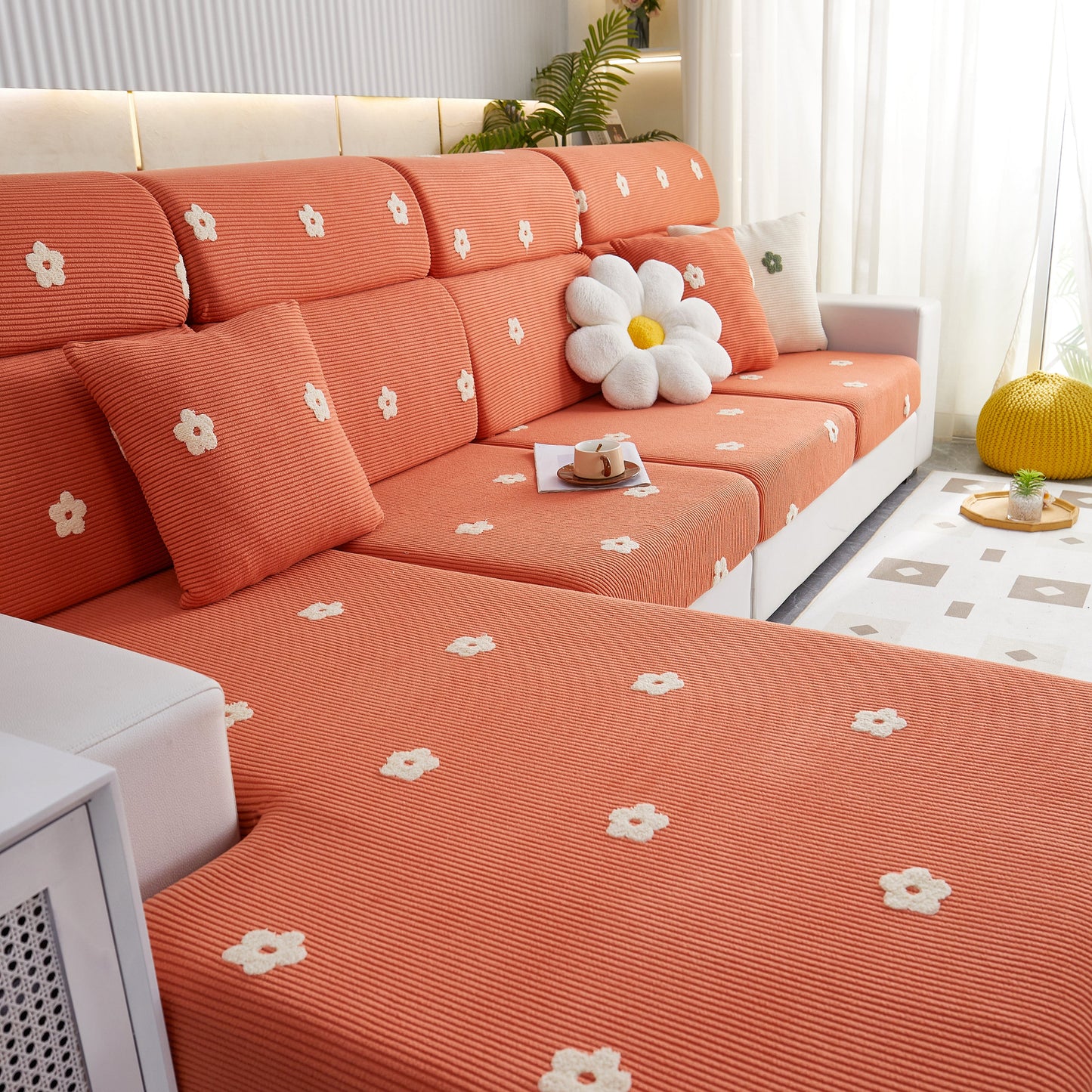 Polar Fleece Sofa Cushion Covers for Sofa 1/2/3/4 Seater, Best Seat Covers for Dogs, Pet Couch Protector