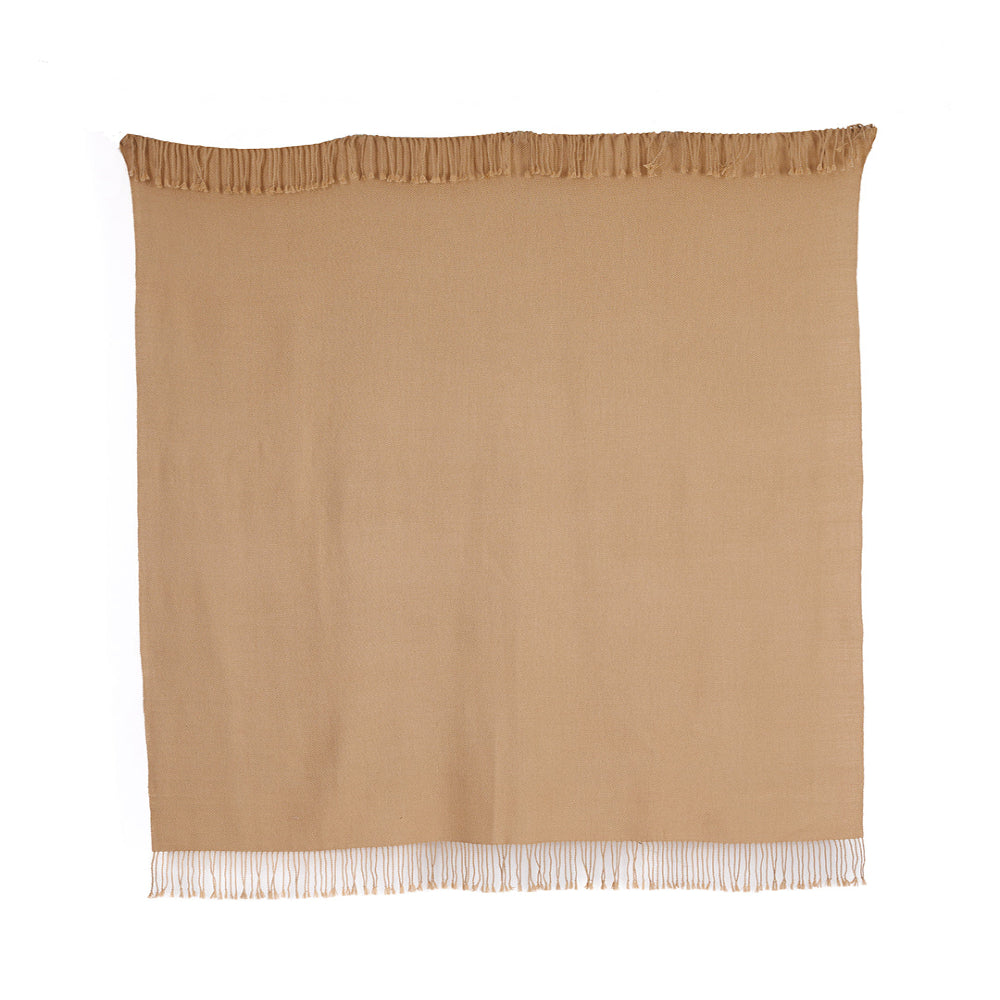Wasi Collection - Undyed Camel Baby Alpaca Throw