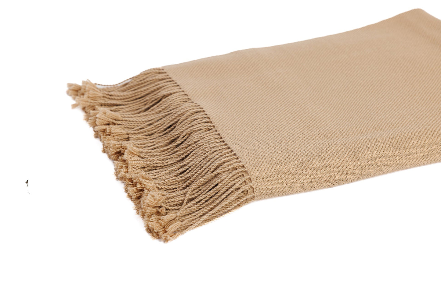 Wasi Collection - Undyed Camel Baby Alpaca Throw