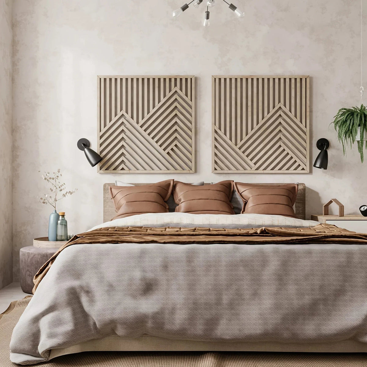 Wall Art - Vintage Wood Nature Theme