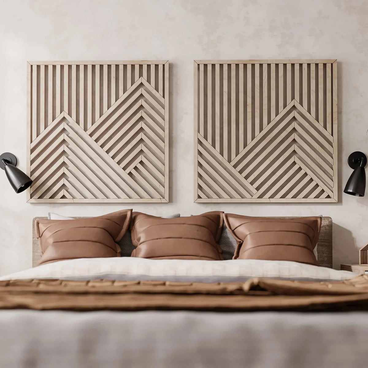 Wall Art - Vintage Wood Nature Theme