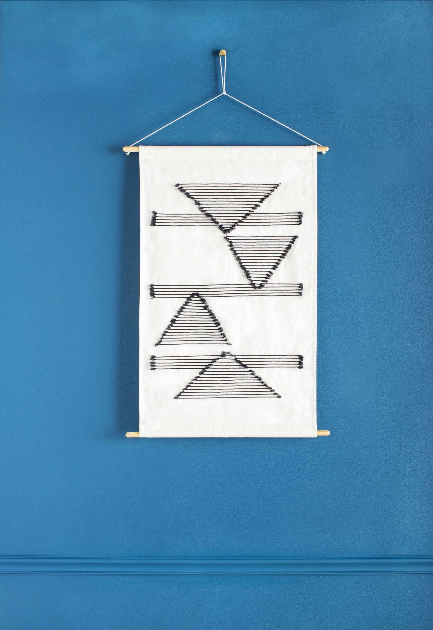 Garber Monochrome Geometric Wall Hanging