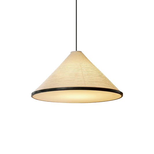 Washi Paper Hat Pendant Lamp