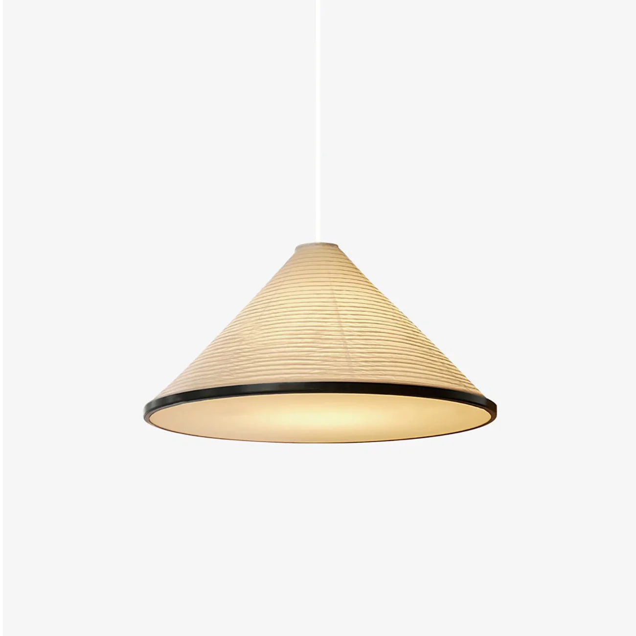 Washi Paper Hat Pendant Lamp