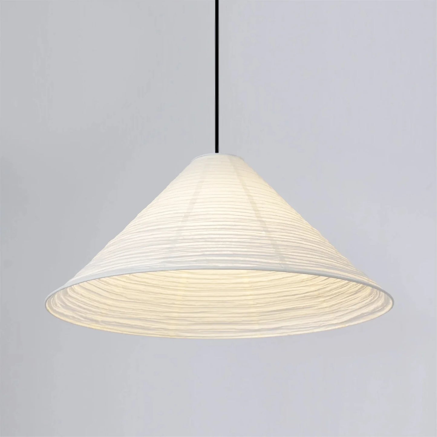 Washi Paper Hat Pendant Lamp