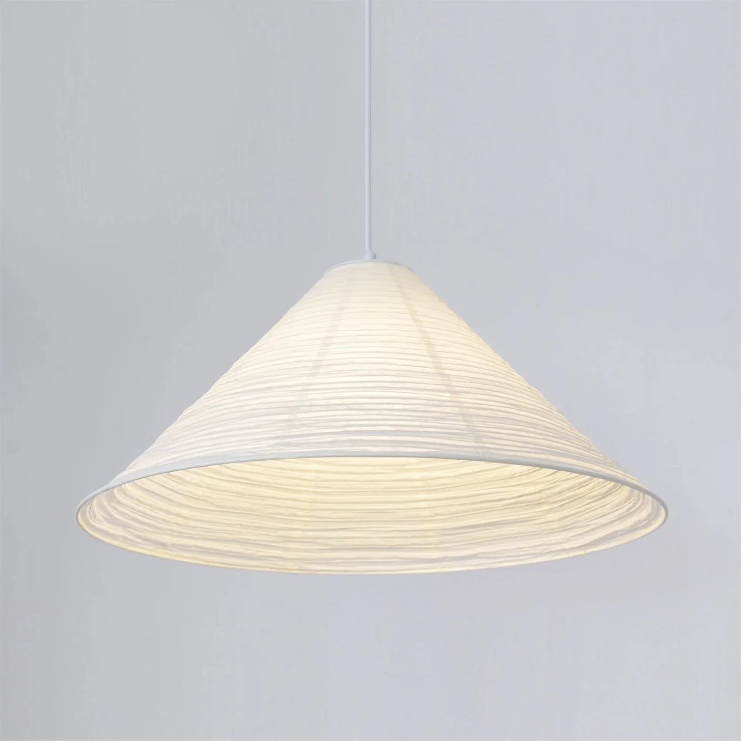 Washi Paper Hat Pendant Lamp