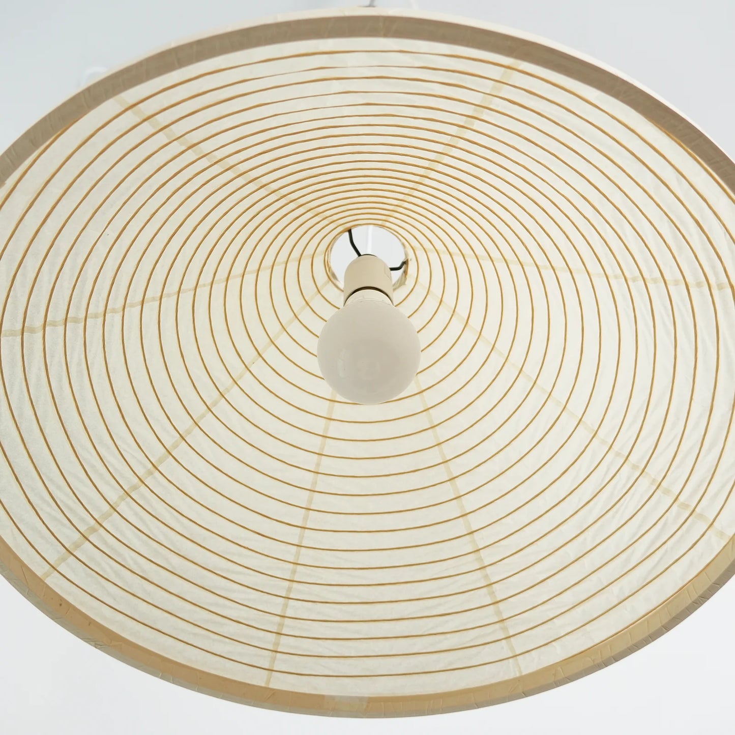 Washi Paper Hat Pendant Lamp