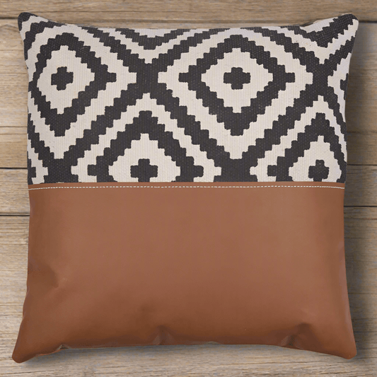 Western Aztec Throw Pillow