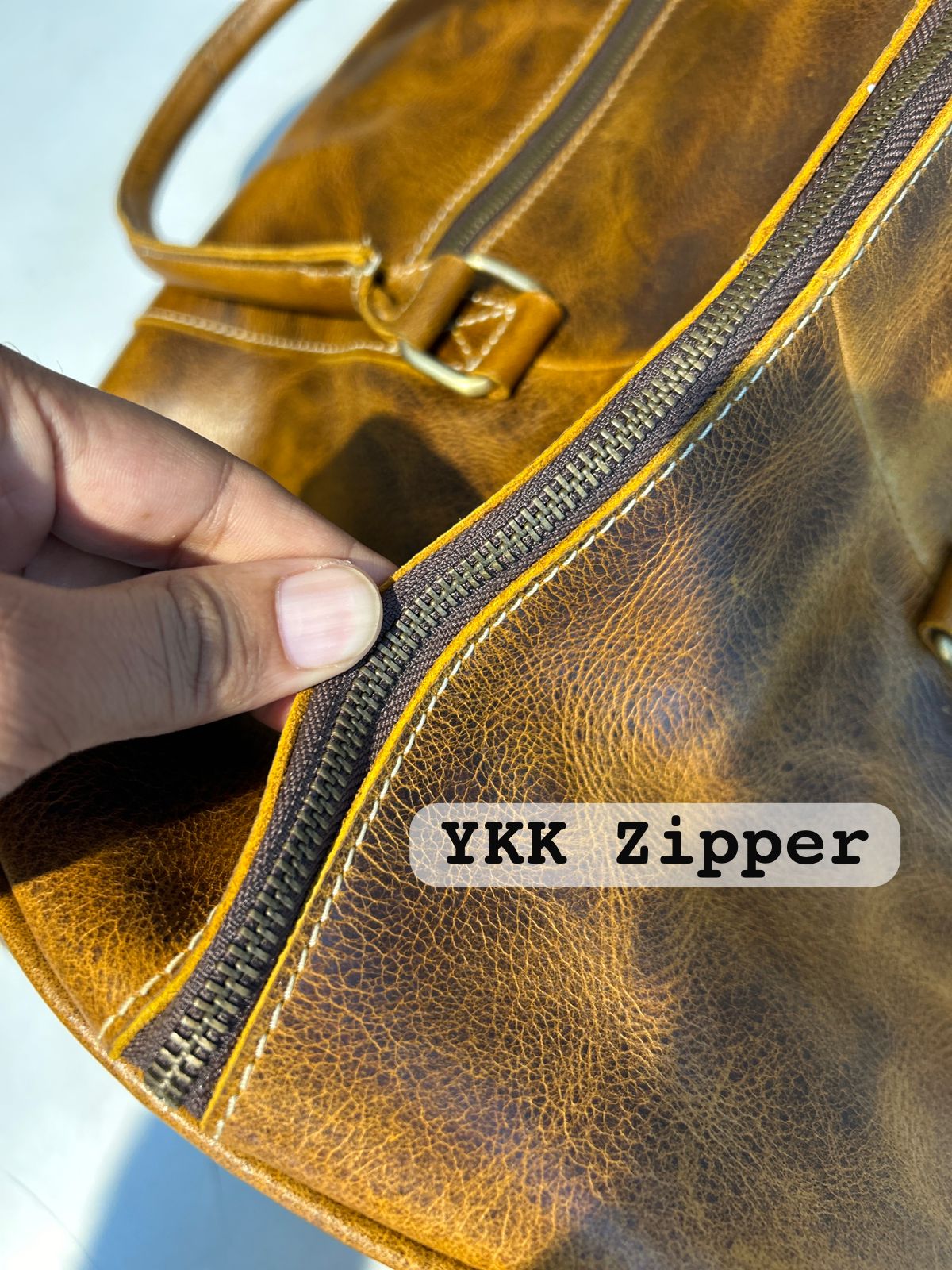 Roosevelt Full Grain Buffalo Leather Duffle