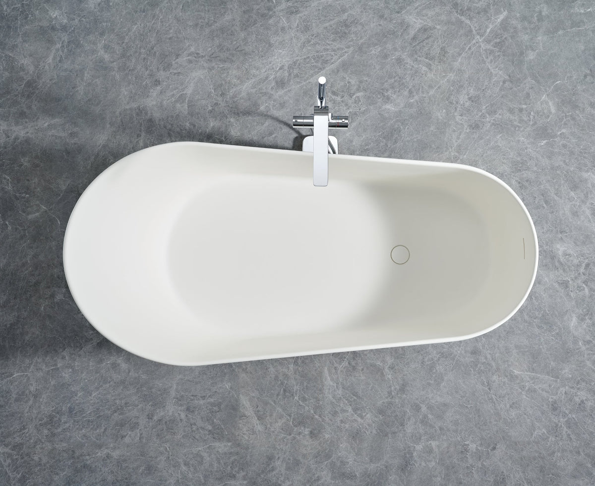 Whitmore Freestanding Solid Surface Bathtub