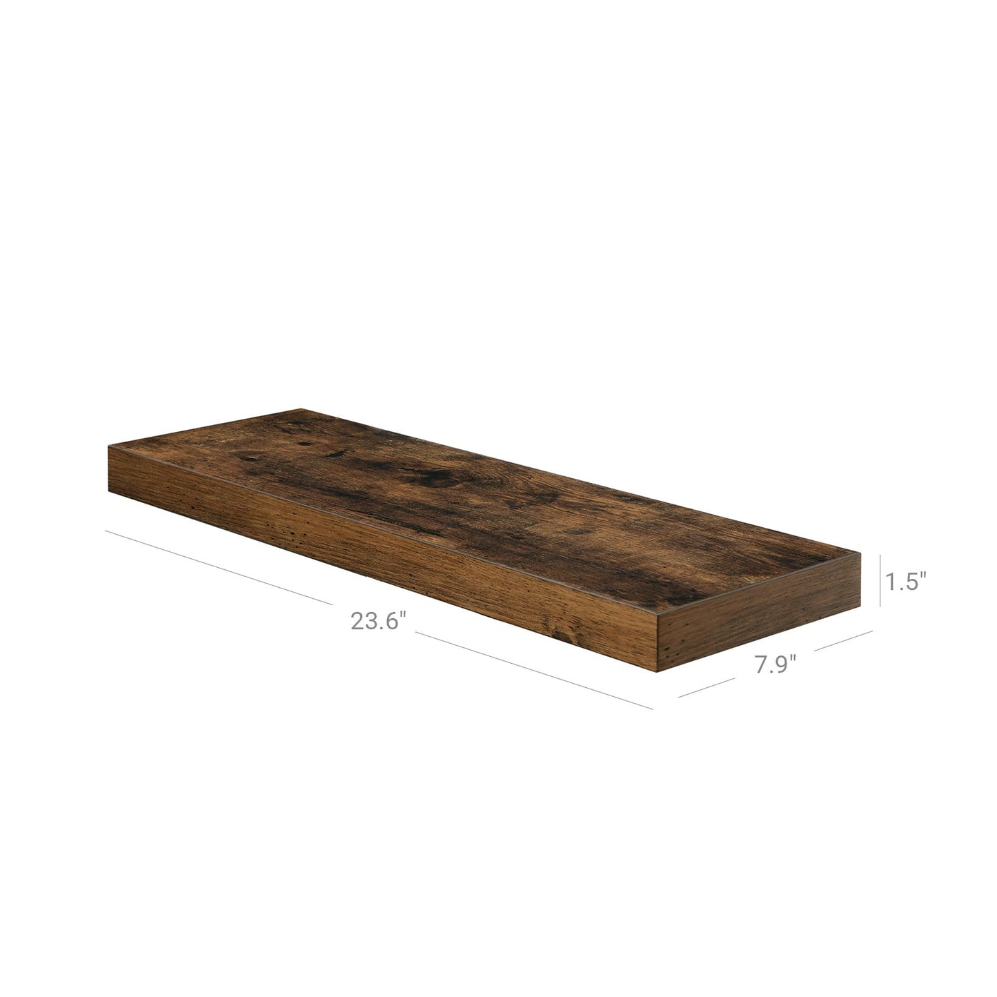 Wood Grain Floating Shelf