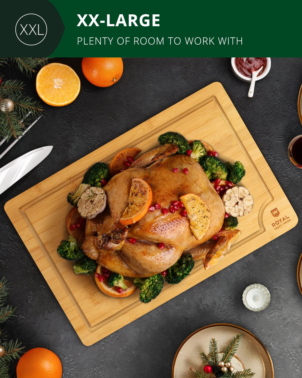 Cutting Board XXL, 20”x14”