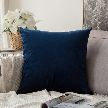 Pack of 1 Velvet Solid Colors Throw Pillow cover, Insert is optional many colors to choose from