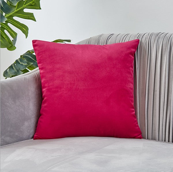 22"x22" grand velvet throw pillow | 13 bold & neutral colors |  insert included