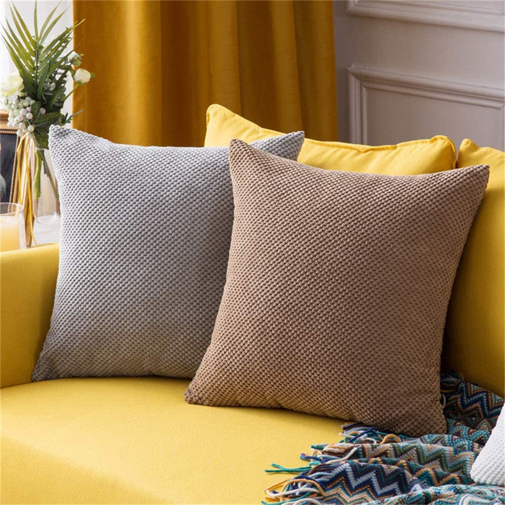 Cross Shape Solid Color FULL set of Throw Pillow (With Insert) size 18"x18" many colors