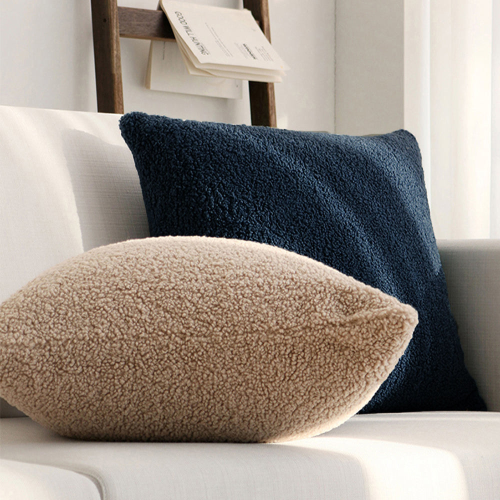 Set of 2 Beautiful combination Pillow Covers With Inserts, mixed well of one color of each 18"x18" Square