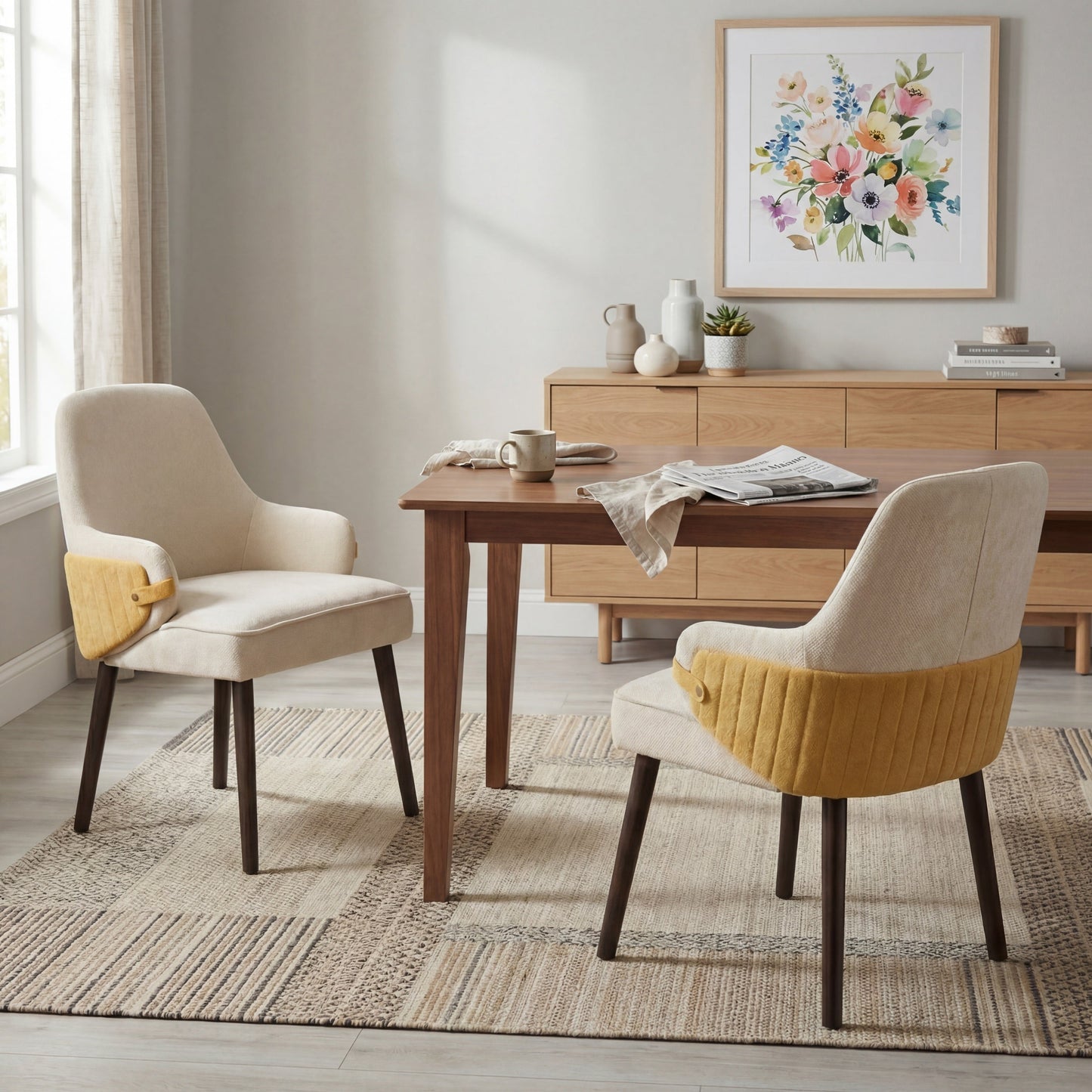 Indoor Dining Chair Set of 2