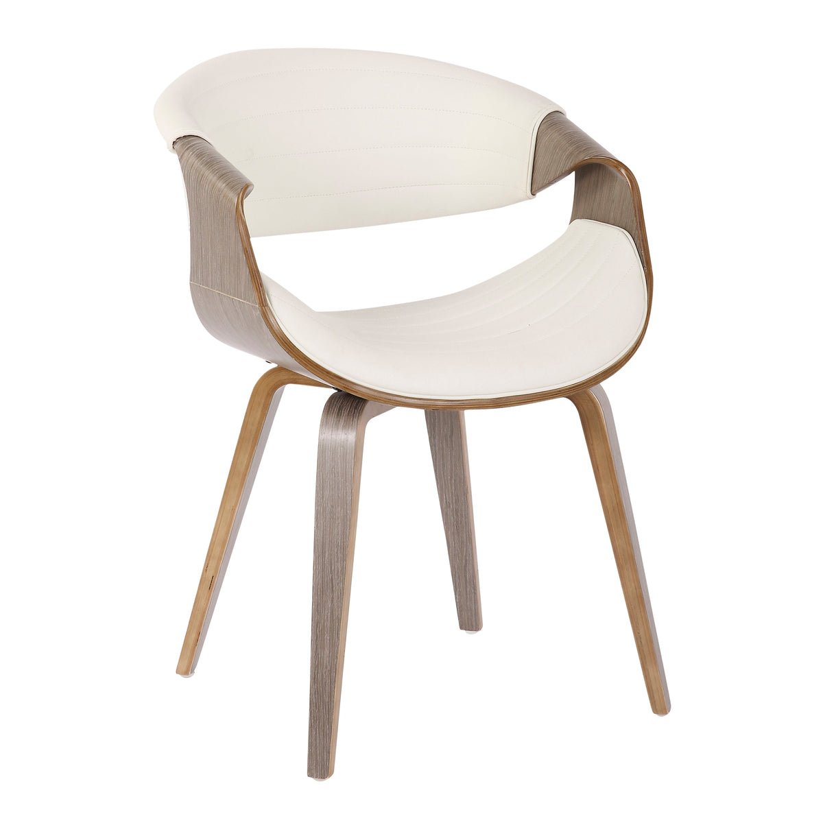Mid-Century Modern Dining/Accent Chair in Light