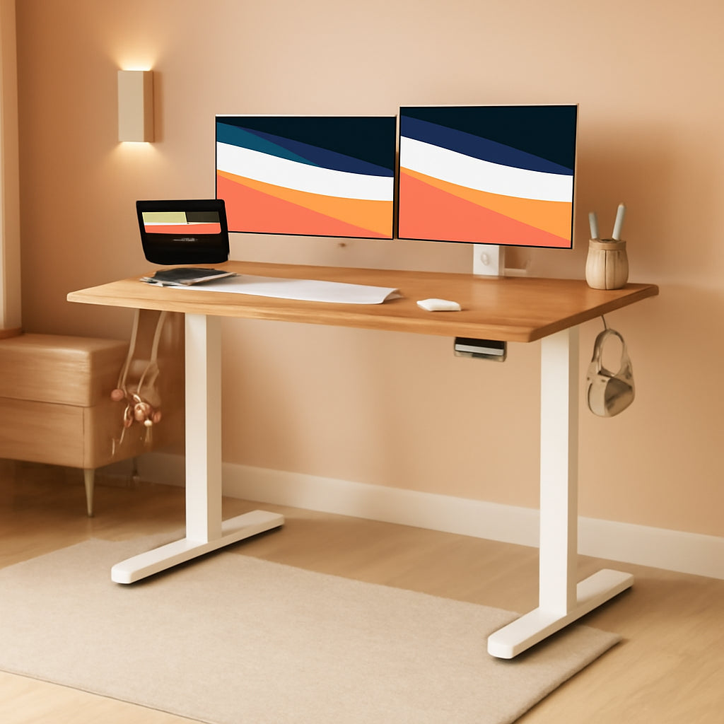 Electric Standing Desk 48X24 Inch Adjustable Height Memory