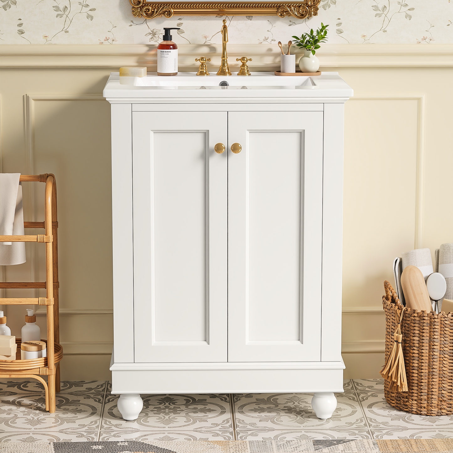 24 Inch Modern Bathroom Vanity Cabinet