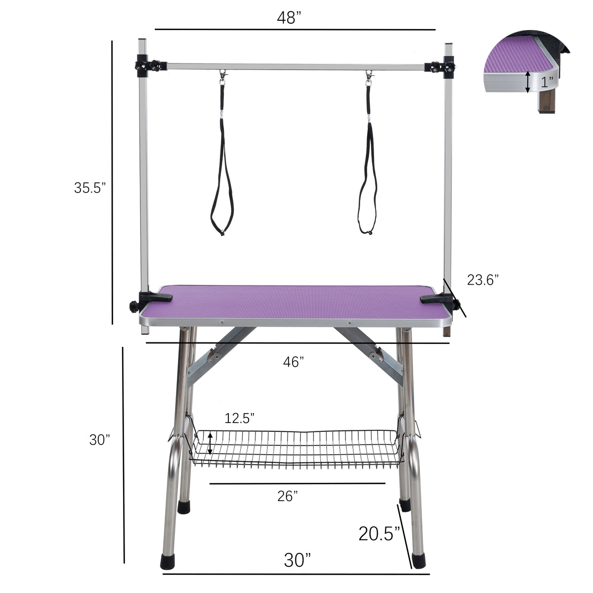 46" Folding Dog Pet Grooming Table