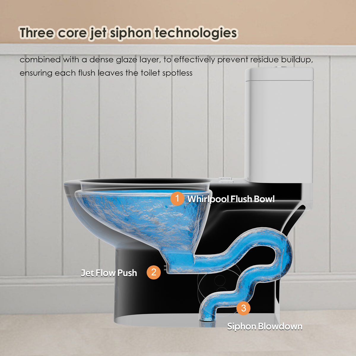 Tornado Flush One-Piece Toilet