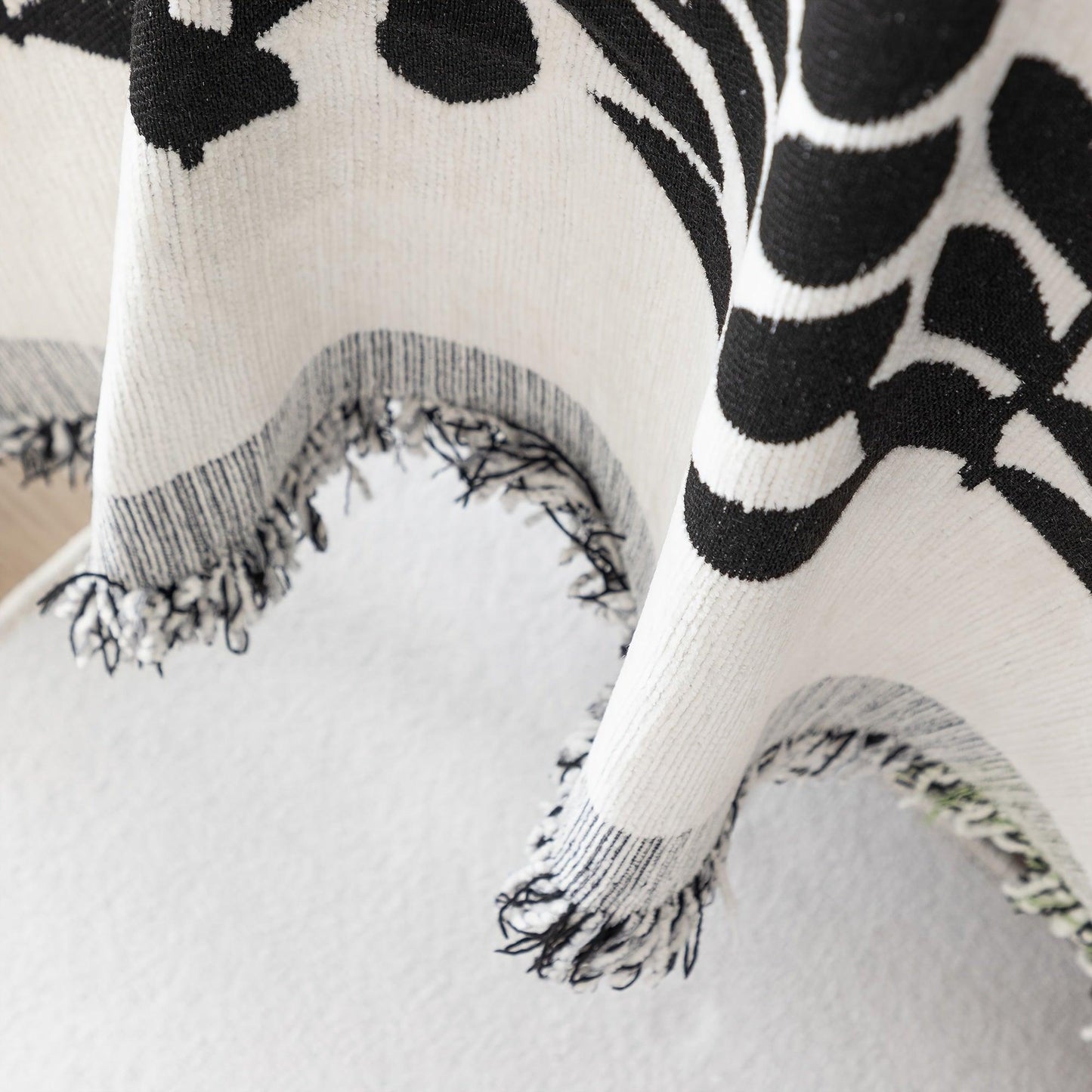 Boho Style Sofa Throw Covers with Tassel Embellishment | All-Season