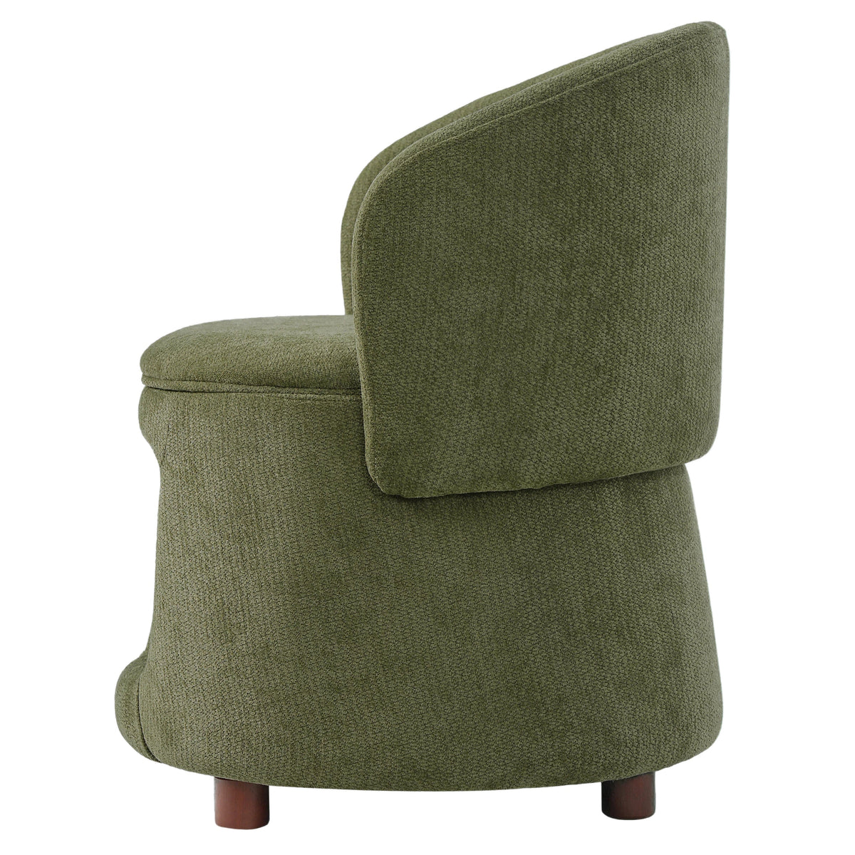 Green Pet Friendly Chair with Hidden Pet Nook