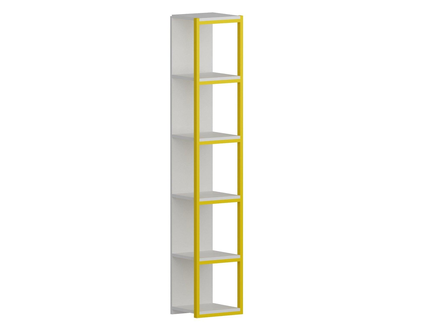 Texas 71" Tall Metal Manufactured Wood Bookcase