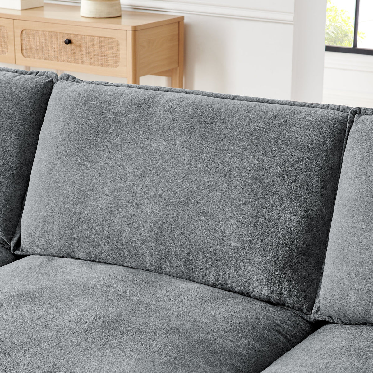 Modern Home Living Room L-Shaped Sectional Sofa