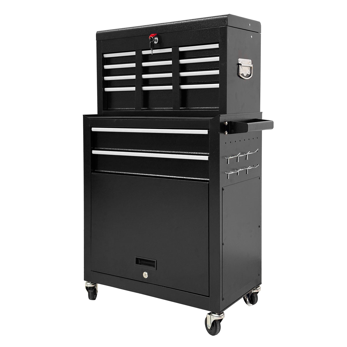8-Drawer High-Capacity Rolling Tool Chest, Black