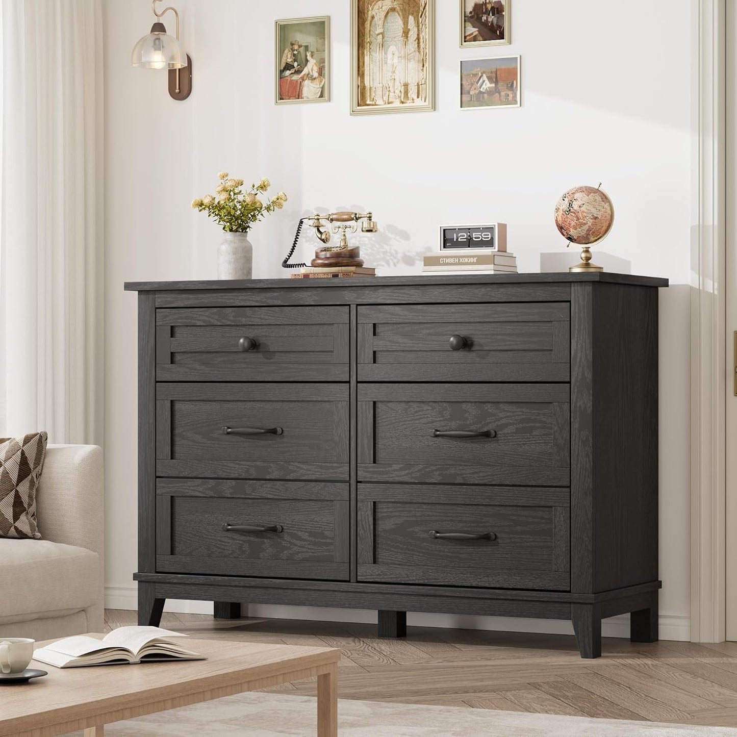 Forty Seven Inches Freestanding Dresser Drawers Deluxe