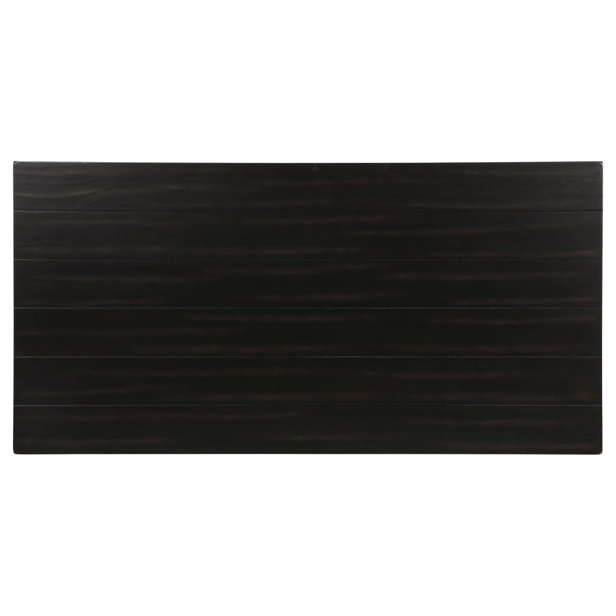 Castleton Distressed Java Wood Coffee Table with Shelf