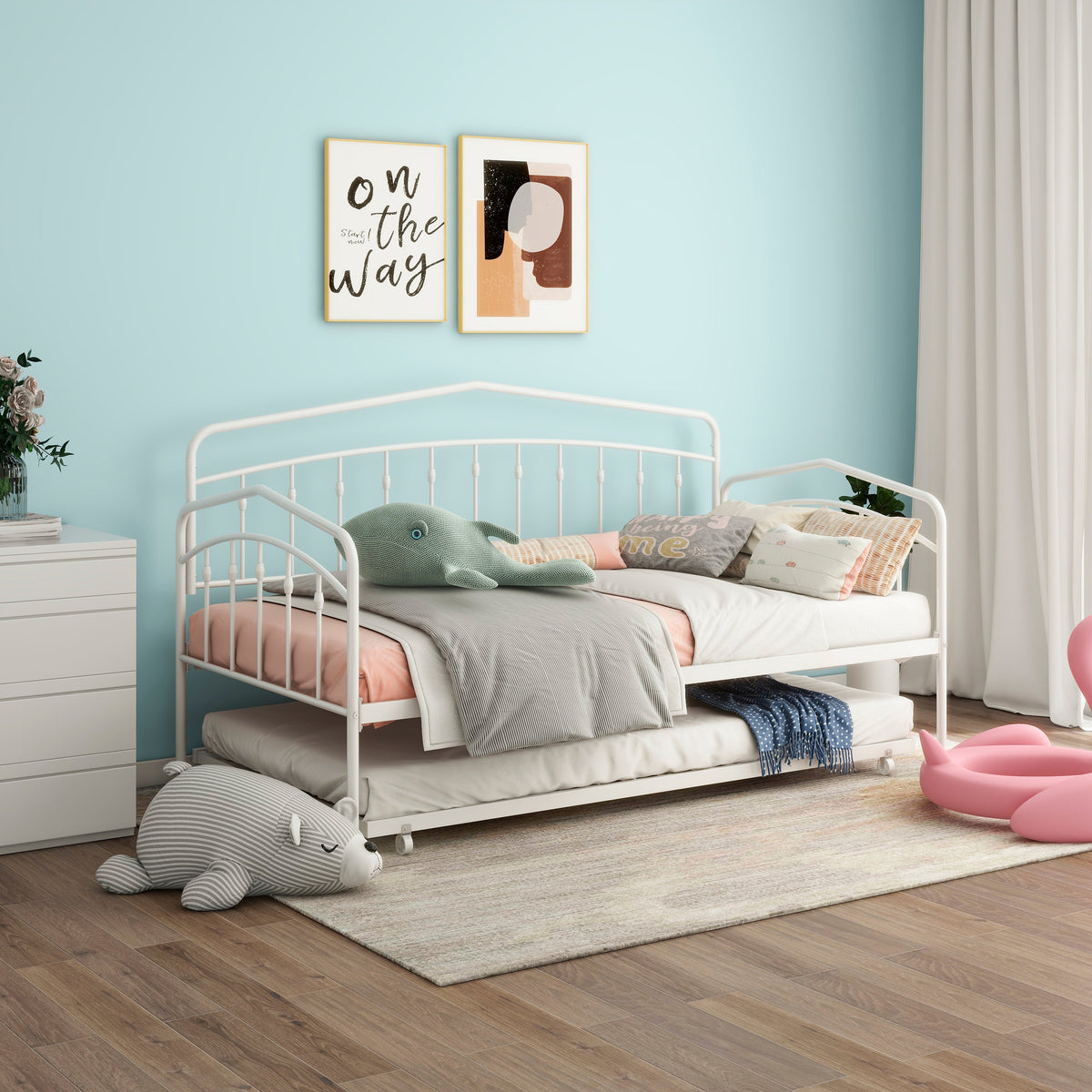 Fox Twin Daybed with Twin Trundle