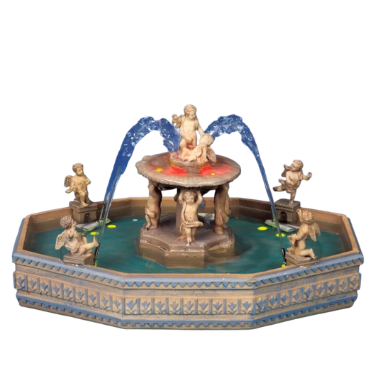 Lighted Village Square Fountain 4.5V Adaptor Included