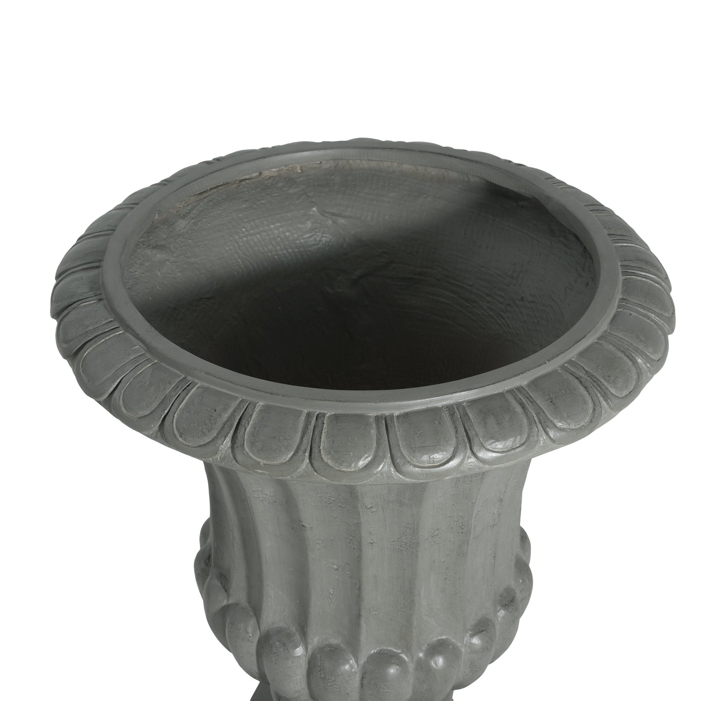 Outdoor Garden Urn Planter, Gray