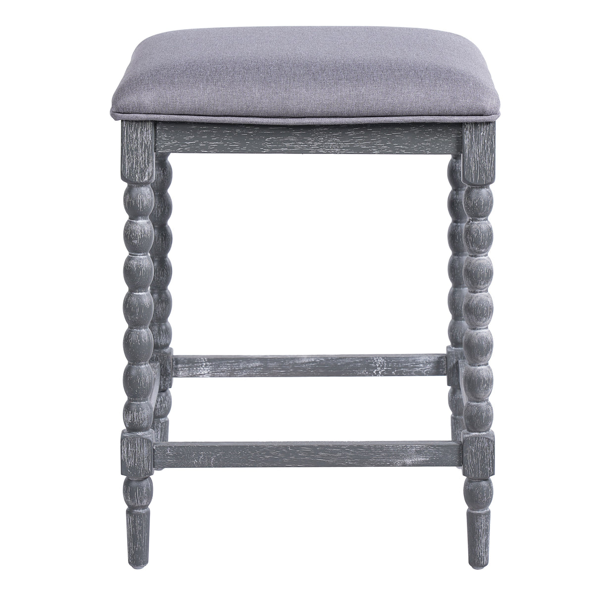 Set of 2 26'' Counter Stools with Upholstered Seat