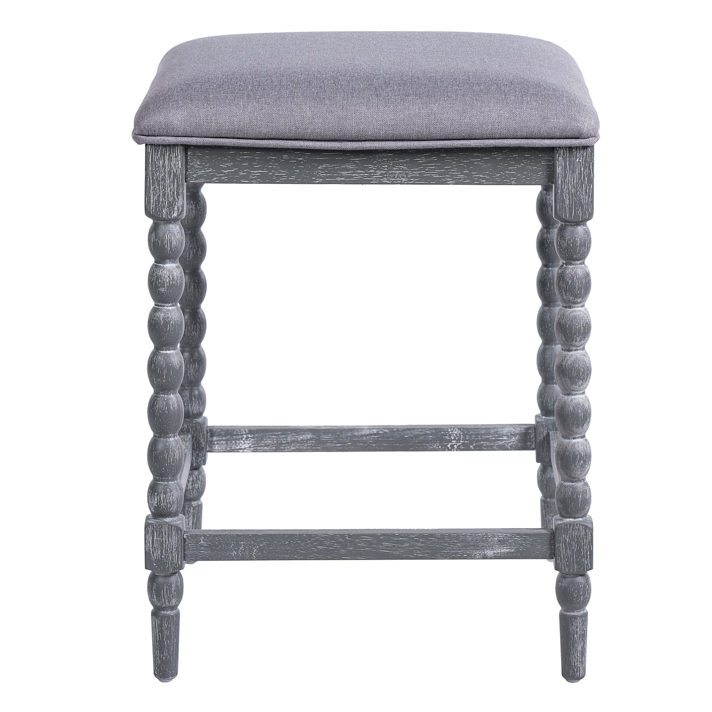 26" Counter Stools Set of 4 with Upholstered Seat